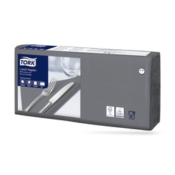 [477846] Tork lunch szalvéta 33 x 33 cm-es cm-es 2 r. 200 lapos antracit