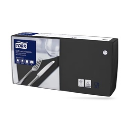 [477864] Tork lunch szalvéta 33 x 33 cm-es cm-es 3 r. 150 lapos fekete