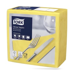 [477901] Tork dinner szalvéta 40 x 40 cm-es 2 r. 150 lapos sárga