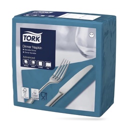 [477906] Tork dinner szalvéta 40 x 40 cm-es cm-es 2 r. 150 lapos kékeszöld