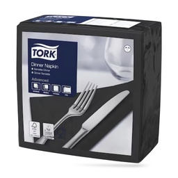 [478761] Tork dinner szalvéta 40 x 40 cm-es 2 r. 150 lapos fekete