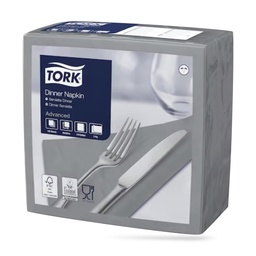 [478762] Tork dinner szalvéta 40 x 40 cm-es 2 r. 150 lapos szürke