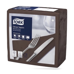 [478765] Tork dinner szalvéta 40 x 40 cm-es cm-es 2 r. 150 lapos barna