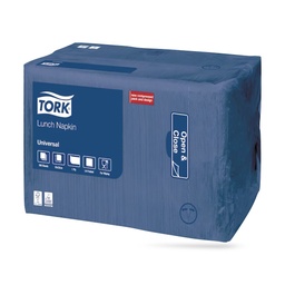 [509302] Tork lunch szalvéta 33 x 33 cm-es 1 r. 500 lapos sötétkék