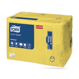 [509303] Tork lunch szalvéta 33 x 33 cm-es 1 r. 500 lapos sárga