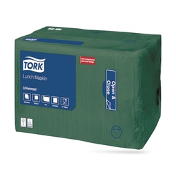 [509305] Tork lunch szalvéta 33 x 33 cm-es cm-es 1 r. 500 lapos sötétzöld