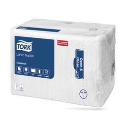 [509308] Tork lunch szalvéta 33 x 33 cm-es 1/8-os 1 r. 500 lapos fehér