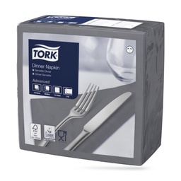 [509403] Tork dinner szalvéta 40 x 40 cm-es cm-es 2 r. 150 lapos antracit