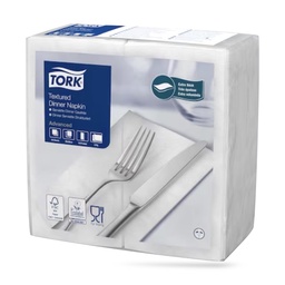 [509420] Tork Airlaid texturált szalvéta 40 x 40 cm-es 1/8-os 2 r. 50 lapos fehér