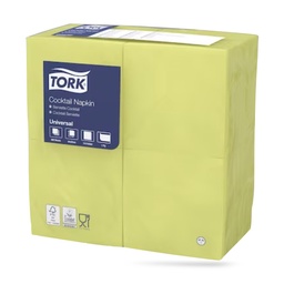 [509518] Tork koktélszalvéta 24 x 24 cm-es cm-es 1 r. 500 lapos lime
