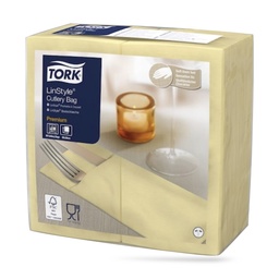 [509602] Tork LinStyle cutlery szalvéta 39 x 39 cm-es 1 r. 50 lapos pezsgő