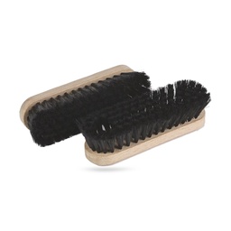 [1620-031] Cipőfényesítő, sötét (fa test, PET szál)