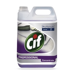 [101107391] Cif Prof. 2In1 Cleaner Disinfectant Conc kombinált hatású kézi mosogatószer és általános tisztító- fertőtlenítőszer 5 l-es