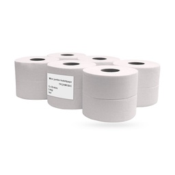 [TPC219R120-C] Mini jumbo toalettpapír 12 x 120 m 2 r. fehér T2