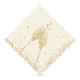 [D194234] Duni Dunisoft szalvéta 40 x 40 60 lapos Celebrate Cream