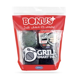 [B464] Grill SmartPACK csomag 7 db-os (1 szivacskendő, 2 MPS súroló, 2 dörzsi, 2 grillszivacs)