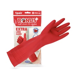 [B050] Gumikesztyű Bonus+ Extra hosszú M-es