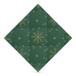 [D208472] Dunisoft Bio szalvéta 40 x 40 cm-es 60 lapos Rhombus Green