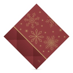 [D208477] Duni tissue szalvéta 33/3 250 lapos Rhombus Bordeaux